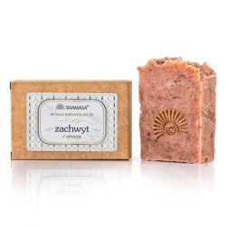 Artisan soap ZACHAWYT with prickly pear and pink clay